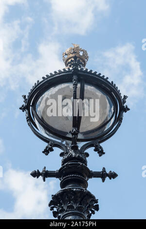 Ein Licht am Südufer der Themse, London Stockfoto