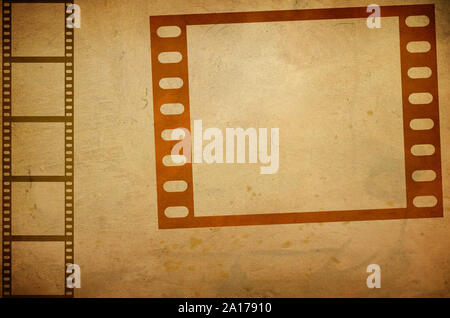 Abbildung: grunge Zusammensetzung der Film frame Stockfoto