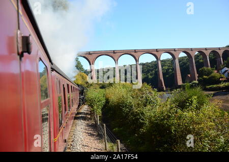 Dampfzug, North Yorkshire Moors Railway Stockfoto