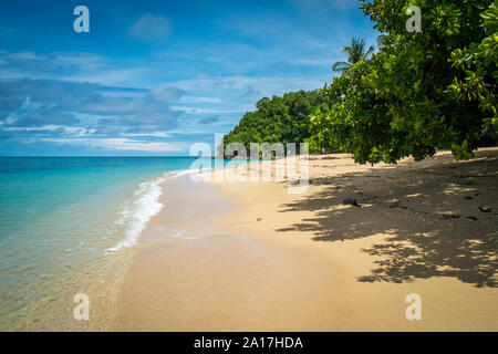 Sehr erholbare Gegend und Landschaft im Süden von Mindanao auf den Philippinen Stockfoto