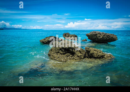 Sehr erholbare Gegend und Landschaft im Süden von Mindanao auf den Philippinen Stockfoto