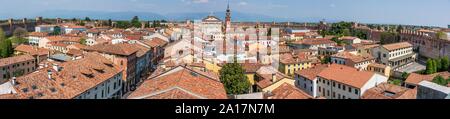 Die ummauerte Stadt Cittadella, mittelalterliches Dorf in Venetien Stockfoto