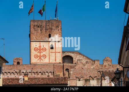 Die ummauerte Stadt Cittadella, mittelalterliches Dorf in Venetien Stockfoto