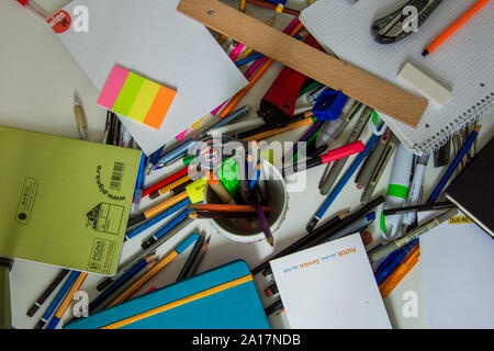 Wien/Österreich/September 6, 2019: Zurück in die Schule - Schule für einen frischen Start Stockfoto