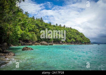 Sehr erholbare Gegend und Landschaft im Süden von Mindanao auf den Philippinen Stockfoto