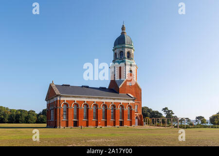 Netley Hospital Kapelle Gebäude, Royal Victoria Country Park, Netley (netley Abtei), ein Dorf an der Südküste in Hampshire, Südengland Stockfoto