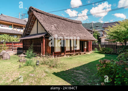 Takano kanzo Yashiki (ehemaliger Wohnsitz der Familie), ein traditionelles japanisches Haus in Koshu Shioyama, Stadt, Yamanashi, Japan Stockfoto