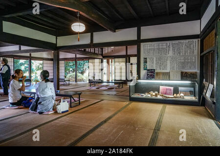 Takano kanzo Yashiki (ehemaliger Wohnsitz der Familie), ein traditionelles japanisches Haus in Koshu Shioyama, Stadt, Yamanashi, Japan Stockfoto