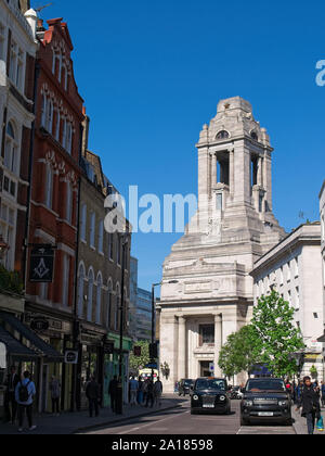 Freimaurer Hall, das Hauptquartier der United Grand Lodge und Supreme Grand Kapitel der Royal Arch Maurer von England. Stockfoto