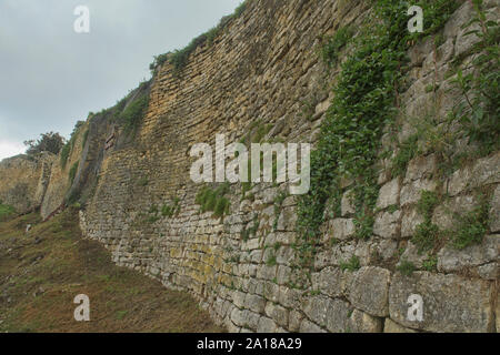 Die bergspitze Ruinen von Kuélap Festung, Chachapoyas, Amazonas, Peru Stockfoto