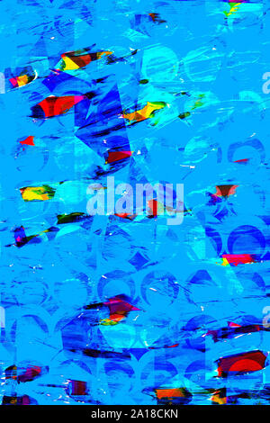 Geometrischer abstrakter Grunge-Hintergrund. Stockfoto