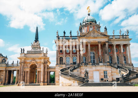 Neues Palais Neues Palais am Park von Sanssouci in Potsdam, Deutschland Stockfoto