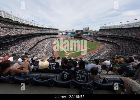 Das Yankee Stadium war die Heimat der New York Yankees, ein Major League Baseball Team. Stockfoto