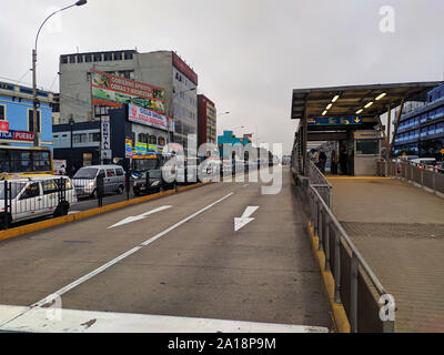 Straßen der peruanischen Hauptstadt Lima Peru Stockfoto
