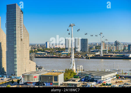 Emirates Air Line Stockfoto