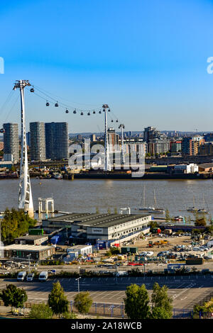 Emirates Air Line Stockfoto