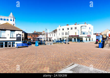 Newbiggin am Meer, Stadtzentrum, Northumberland, Großbritannien England, Newbiggin Stadtzentrum, Newbiggin Stadt, Newbiggin Stadt Northumberland, Stadtzentrum, Stadt, Stockfoto