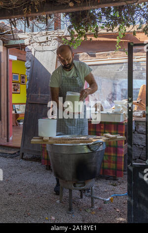 Ziegenkäse Stockfoto