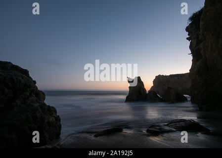 Malibu Beach Sunset Stockfoto