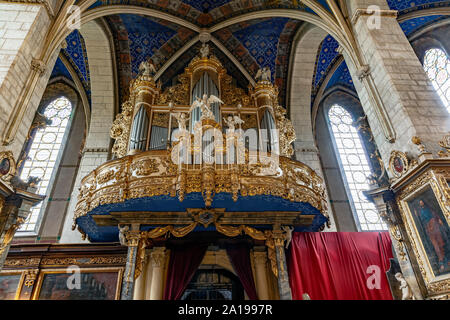 Kathedrale Basilica der Geburt der seligen Jungfrau Maria in Sandomierz, gotische Kirche um 1360 errichtet, Polen Stockfoto