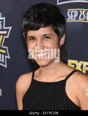 September 24, 2019, Hollywood, Kalifornien, USA: Mickie Burch besucht FX Premiere von "Itâ € ™ s immer sonnig In Philadelphia' Saison 14. (Bild: © Billy Bennight/ZUMA Draht) Stockfoto