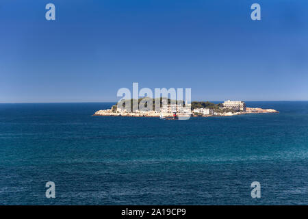 Ile de Bendor und Insel Bendor, vor Sanary-sur-Mer, Alpes-Maritimes, Cote d'Azur, Südfrankreich, Frankreich, Europa Stockfoto