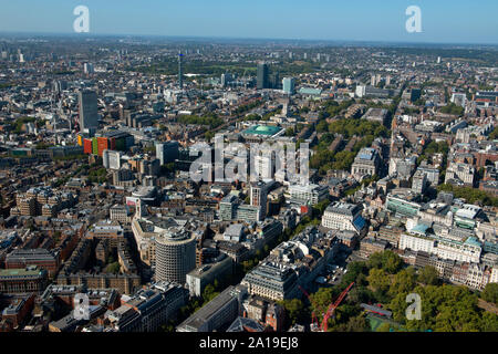 In Soho und das West End, das British Museum und Mittelpunkt mit Charing Cross. Stockfoto