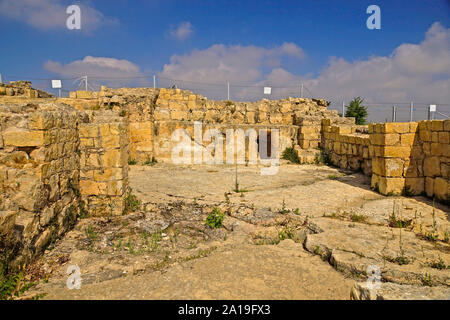 Nebi Samwil oder Grab von Samuel am Stadtrand von Jerusalem Israel Stockfoto