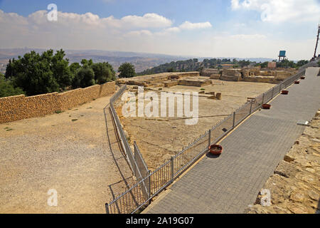 Nebi Samwil oder Grab von Samuel am Stadtrand von Jerusalem Israel Stockfoto