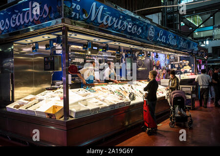 La Latina Markt, Mercado de la Cebada, Madrid Madrid, Spanien Stockfoto