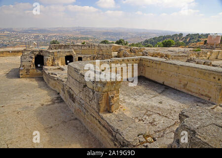 Nebi Samwil oder Grab von Samuel am Stadtrand von Jerusalem Israel Stockfoto