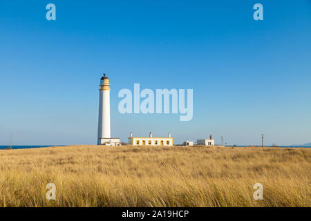 Scheunen Ness Leuchtturm in der Nähe von Dunbar Schottland. Stockfoto