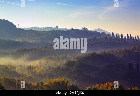 San Quirico d'Orcia Stockfoto