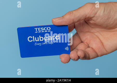 Tesco Club Card Stockfoto