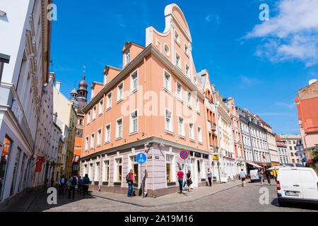 Tirgonu iela, Altstadt, Riga, Lettland Stockfoto