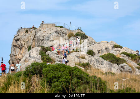 PALMA DE MALLORCA, SPANIEN - 12. September 2019: Leben in Palma de Mallorca. Spanien. Stockfoto