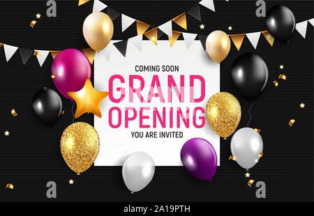 Eröffnung Konzept. Vector Illustration Stock Vektor Eröffnung Konzept. Vector Illustration Stock Vektor