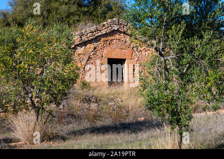 Cabanes de Volta, Construcción rural de Piedra en Seco, Valle del, Les Garrigues, Lleida, Katalonien, Spanien Stockfoto