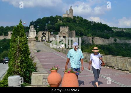 Tsarevets Fotress in Veliko Tarnovo - Balkan mountais - Bulgarien Stockfoto