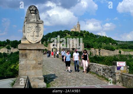 Tsarevets Fotress in Veliko Tarnovo - Balkan mountais - Bulgarien Stockfoto