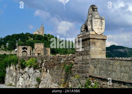 Tsarevets Fotress in Veliko Tarnovo - Balkan mountais - Bulgarien Stockfoto