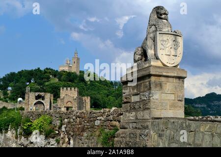 Tsarevets Fotress in Veliko Tarnovo - Balkan mountais - Bulgarien Stockfoto