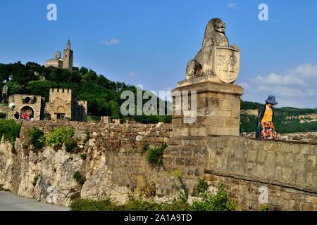 Tsarevets Fotress in Veliko Tarnovo - Balkan mountais - Bulgarien Stockfoto