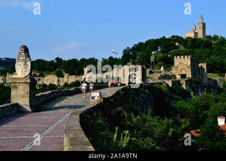 Tsarevets Fotress in Veliko Tarnovo - Balkan mountais - Bulgarien Stockfoto