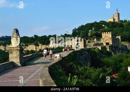 Tsarevets Fotress in Veliko Tarnovo - Balkan mountais - Bulgarien Stockfoto