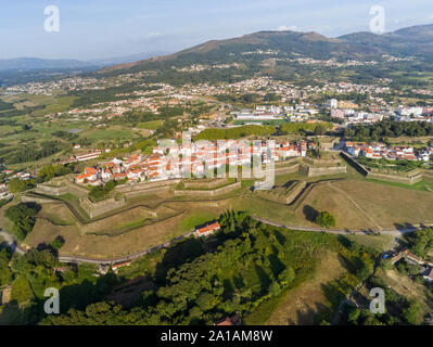 Befestigte Stadt, Valença do Minho, Portugal Stockfoto