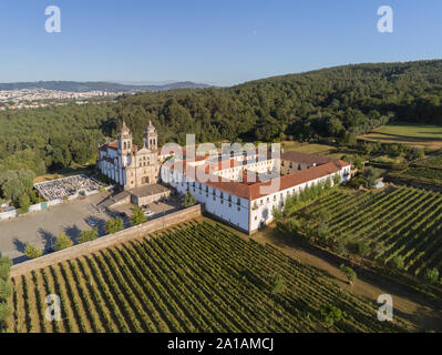 Mosteiro de São Martinho de (Tibães Kloster des Hl. Martin von tibães), Mire de Tibães, Portugal Stockfoto