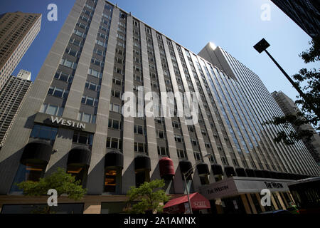 The Westin Michigan Avenue Chicago Illinois Vereinigte Staaten von Amerika Stockfoto