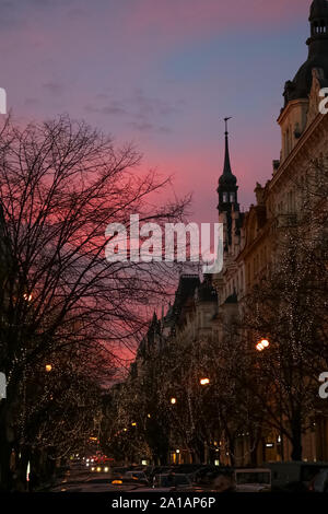 Prag während der Weihnachtszeit und Weihnachtsmarkt Jahreszeit Stockfoto