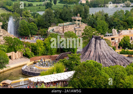 Castelnuovo del Garda, Italien - 13 August 2019: Colorado Boot. Freizeitpark Gardaland in Castelnuovo del Garda, Verona, Italien Stockfoto